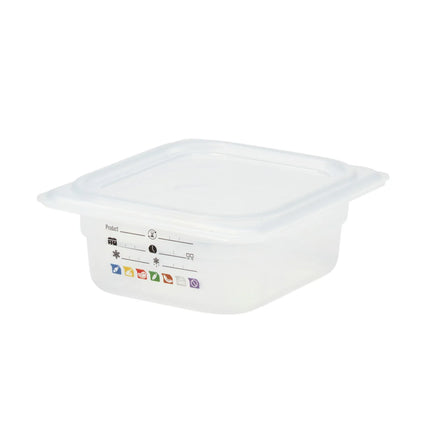 (6 pieces) CAMBRO | SafeTrak – Polypropylene – GN 1/6 container – translucent – height: 65mm