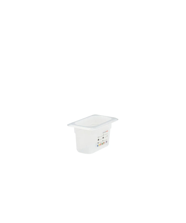 (6 pieces) CAMBRO | SafeTrak – Polypropylene – GN 1/9 container – translucent – height: 100mm