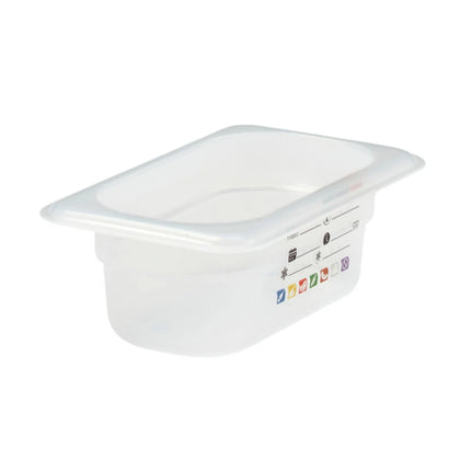 (6 pieces) CAMBRO | SafeTrak – Polypropylene – GN 1/9 container – translucent – height: 65mm