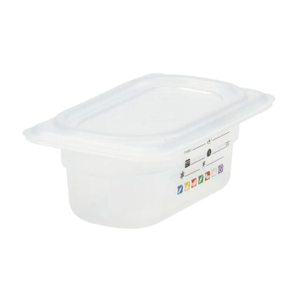 (6 pieces) CAMBRO | SafeTrak – Polypropylene – GN 1/9 container – translucent – height: 65mm