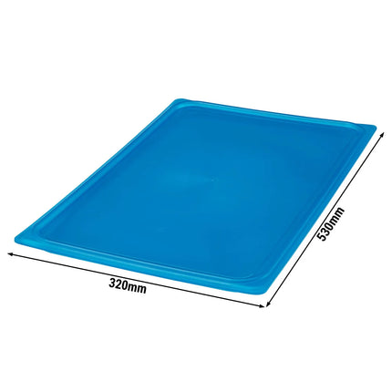 (6 pieces) CAMBRO | SafeTrak – Polypropylene – Lid – GN 1/1 – Blue