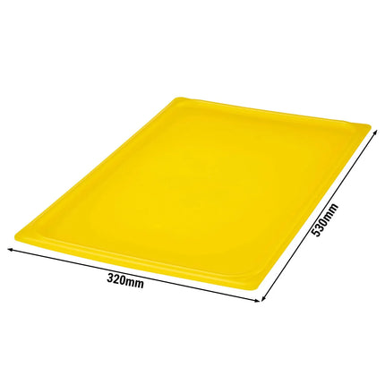 (6 pieces) CAMBRO | SafeTrak – Polypropylene – Lid – GN 1/1 – Yellow