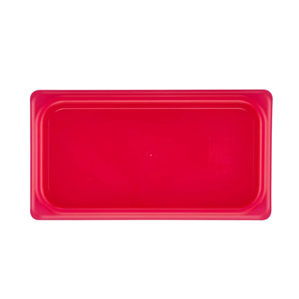 (6 pieces) CAMBRO | SafeTrak – Polypropylene – Lid – GN 1/3 – Red