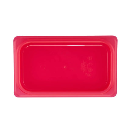 (6 pieces) CAMBRO | SafeTrak – Polypropylene – Lid – GN 1/4 – Red