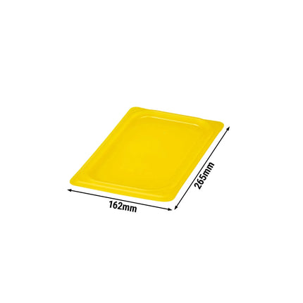(6 pieces) CAMBRO | SafeTrak – Polypropylene – Lid – GN 1/4 – Yellow