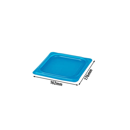 (6 pieces) CAMBRO | SafeTrak – Polypropylene – Lid – GN 1/6 – Blue