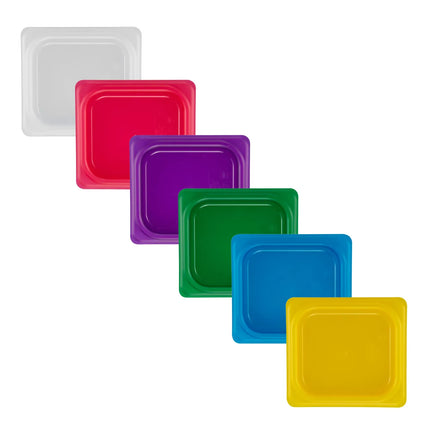 (6 pieces) CAMBRO | SafeTrak – Polypropylene – Lid – GN 1/6 – Blue