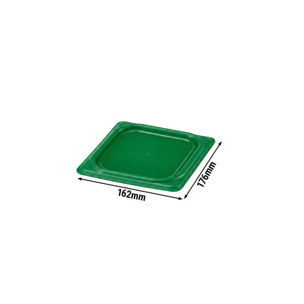 (6 pieces) CAMBRO | SafeTrak – Polypropylene – Lid – GN 1/6 – Green