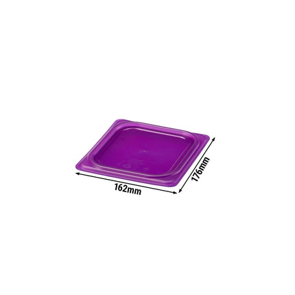 (6 pieces) CAMBRO | SafeTrak – Polypropylene – Lid – GN 1/6 – Purple