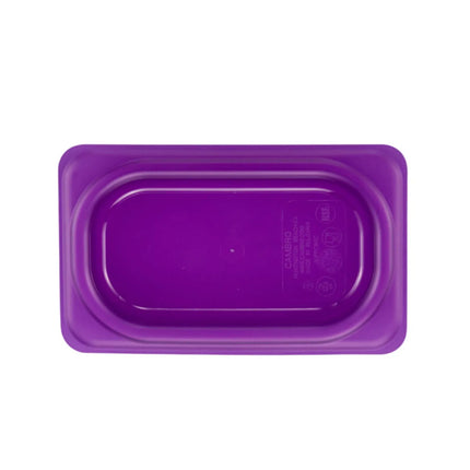 (6 pieces) CAMBRO | SafeTrak – Polypropylene – Lid – GN 1/9 – Purple