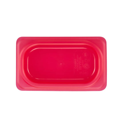 (6 pieces) CAMBRO | SafeTrak – Polypropylene – Lid – GN 1/9 – Red