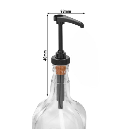 (6 pieces) FUCHS | 2cl dosing pump for alcoholic beverages - for 3 to 4.5 liter bottles
