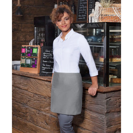 (6 pieces) KARLOWSKY | Basic Bistro Waist Apron – 700 x 550 mm - Basalt Grey