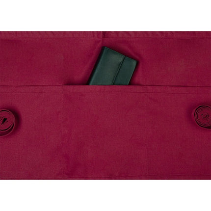 (6 pieces) KARLOWSKY | Basic Waist Apron with Pocket – Bordeaux - 600x350 mm