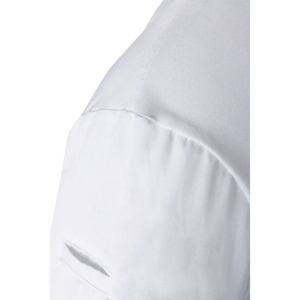 (6 pieces) KARLOWSKY | Chef Jacket DIAMOND CUT® Couture – White – Size 60 – Hidden press-stud front