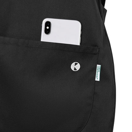 (6 pieces) KARLOWSKY | Essential Uniform Tabard Tunic – Black - Size XXL - Sleeveless - Pen Pocket