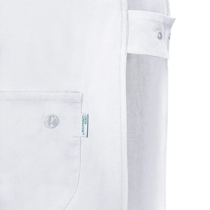 (6 pieces) KARLOWSKY | Essential Uniform Tabard Tunic – White - Size L - Sleeveless - Pen Pocket