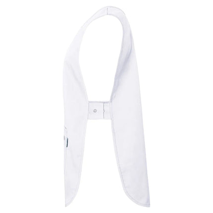 (6 pieces) KARLOWSKY | Essential Uniform Tabard Tunic – White - Size S - Sleeveless - Pen Pocket