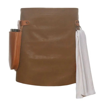(6 pieces) KARLOWSKY | Genuine Leather Waist Apron – Toffee - 59x40 cm