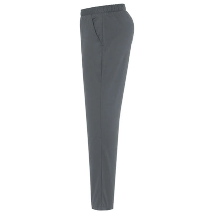 (6 pieces) KARLOWSKY | Kaspar Pull-On Chef Trousers – Anthracite - L - Elasticated Waist & Drawcord