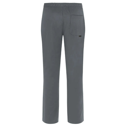 (6 pieces) KARLOWSKY | Kaspar Pull-On Chef Trousers – Anthracite - M - Elasticated Waist & Drawcord