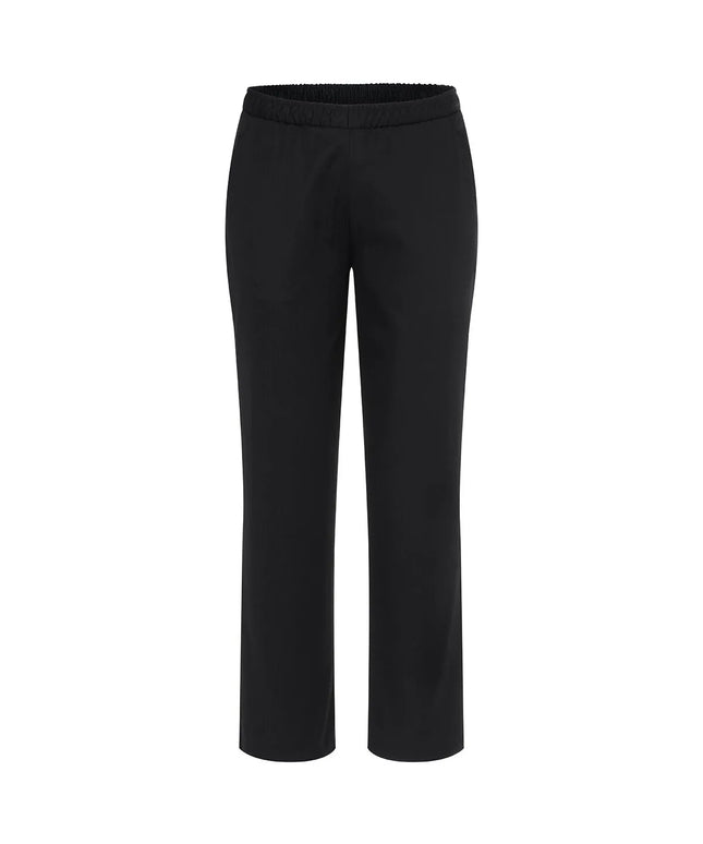 (6 pieces) KARLOWSKY | Kaspar Pull-On Chef Trousers – Black - XXL - Elasticated Waist & Drawcord