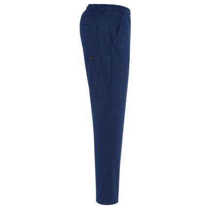 (6 pieces) KARLOWSKY | Kaspar Pull-On Chef Trousers – Navy - S - Elasticated Waist & Drawcord