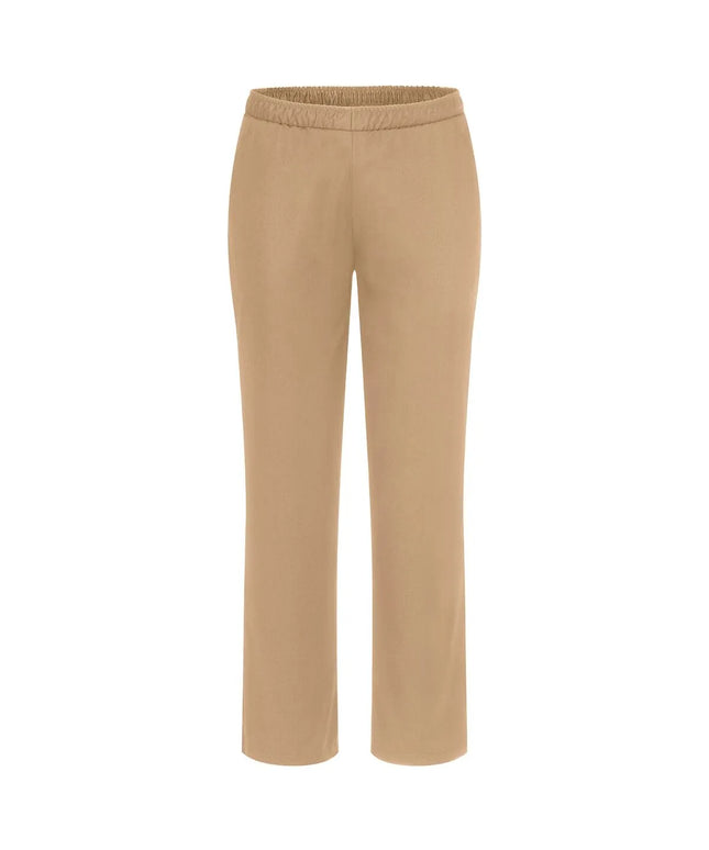 (6 pieces) KARLOWSKY | Kaspar Pull-On Chef Trousers – Sahara - XXL - Elasticated Waist & Drawcord