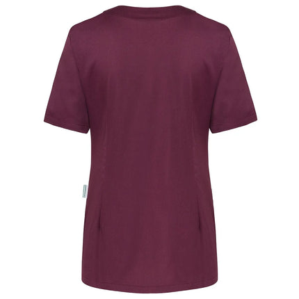 (6 pieces) KARLOWSKY | Ladies' Nurse Tunic Essential – Aubergine - Size 52 - 95°C Washable