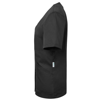 (6 pieces) KARLOWSKY | Ladies' Nurse Tunic Essential – Black - Size 50 - 95°C Washable
