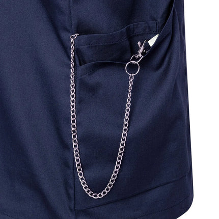 (6 pieces) KARLOWSKY | Ladies' Nurse Tunic Essential – Navy - Size 50 - 95°C Washable