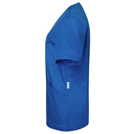 (6 pieces) KARLOWSKY | Ladies' Nurse Tunic Essential – Royal Blue - Size 40 - 95°C Washable