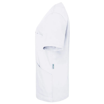 (6 pieces) KARLOWSKY | Ladies' Nurse Tunic Essential – White - Size 54 - 95°C Washable