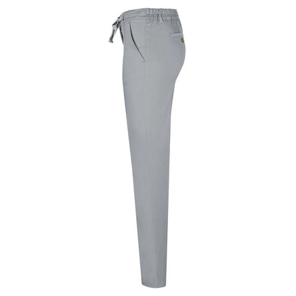 (6 pieces) KARLOWSKY | Ladies' Stretch Chino Work Trousers – Steel Grey - Size 46 - Easy-Care