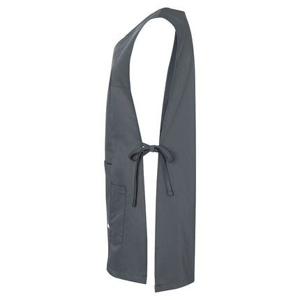 (6 pieces) KARLOWSKY | Ladies' Tabard Tunic Marilies – Anthracite Grey – Size 0 – Easy‑Care Poly‑Cotton (35% Cotton / 65% Polyester)