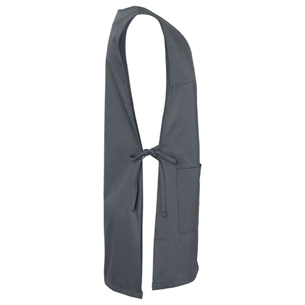 (6 pieces) KARLOWSKY | Ladies' Tabard Tunic Marilies – Anthracite Grey – Size 0 – Easy‑Care Poly‑Cotton (35% Cotton / 65% Polyester)