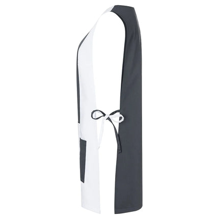 (6 pieces) KARLOWSKY | Ladies' Tabard Tunic Marilies – White – Size 3 – Easy‑Care Poly‑Cotton (35% Cotton / 65% Polyester)