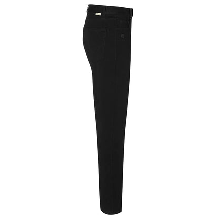 (6 pieces) KARLOWSKY | Men's 5-Pocket Work Trousers – Black - Size 60 - Organic Cotton Stretch