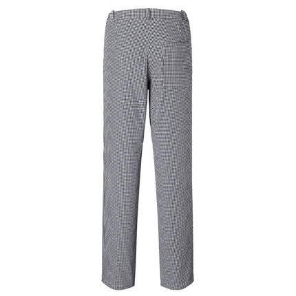 (6 pieces) KARLOWSKY | Men's Chef Trousers Basic – Black - Size L - Side Elastic Waistband