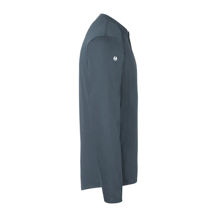 (6 pieces) KARLOWSKY | Men's Long Sleeve Performance Work Shirt – Anthracite - Size 5XL - Slim Fit