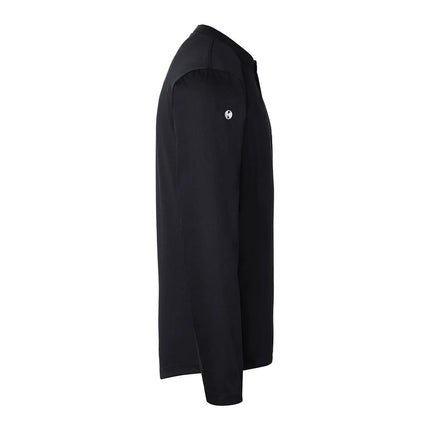 (6 pieces) KARLOWSKY | Men's Long Sleeve Performance Work Shirt – Black - Size L - Slim Fit