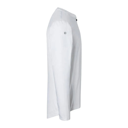 (6 pieces) KARLOWSKY | Men's Long Sleeve Performance Work Shirt – White - Size XS - Slim Fit