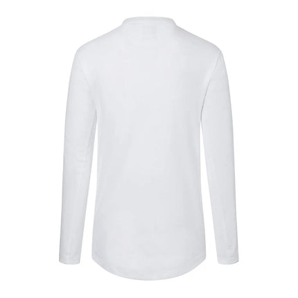 (6 pieces) KARLOWSKY | Men's Long Sleeve Performance Work Shirt – White - Size XL - Slim Fit