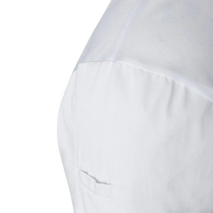 (6 pieces) KARLOWSKY | Men's Long Sleeve Performance Work Shirt – White - Size 4XL - Slim Fit