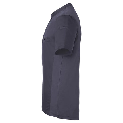 (6 pieces) KARLOWSKY | Men's Short Sleeve Performance Work Shirt – Slim Fit - Anthracite - Size 5XL