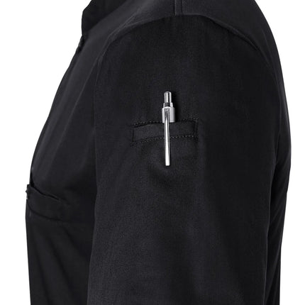 (6 pieces) KARLOWSKY | Men's Short Sleeve Performance Work Shirt – Slim Fit - Black - Size 5XL