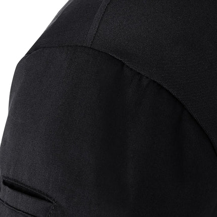 (6 pieces) KARLOWSKY | Men's Short Sleeve Performance Work Shirt – Slim Fit - Black - Size XS