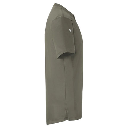(6 pieces) KARLOWSKY | Men's Short Sleeve Performance Work Shirt – Slim Fit - Sage - Size XL