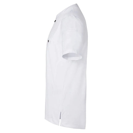 (6 pieces) KARLOWSKY | Men's Short Sleeve Performance Work Shirt – Slim Fit - White - Size L