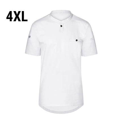 (6 pieces) KARLOWSKY | Men's Short Sleeve Performance Work Shirt – Slim Fit - White - Size 4XL